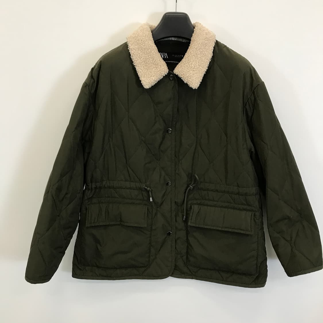 자라 시어링 퀼팅 자켓 [여성L사이즈] 상품이미지1