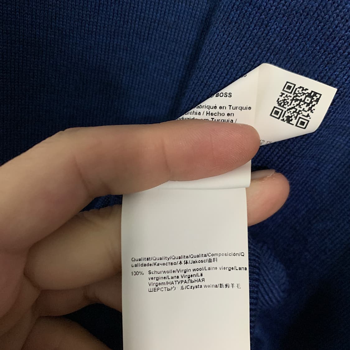 휴고보스 메리노울 니트 L 상품이미지5