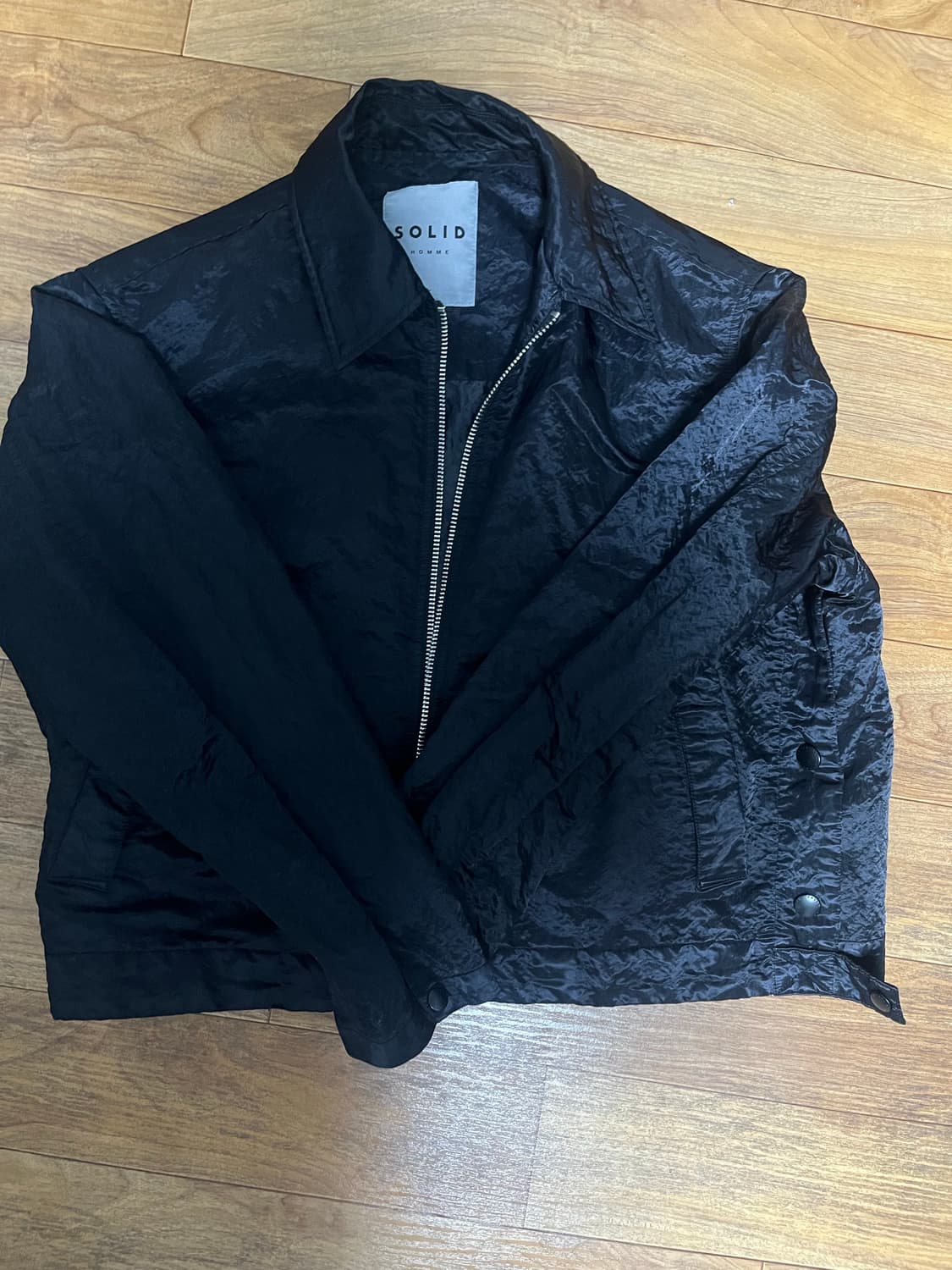 24ss 솔리드옴므 블랙자켓46 상품이미지2