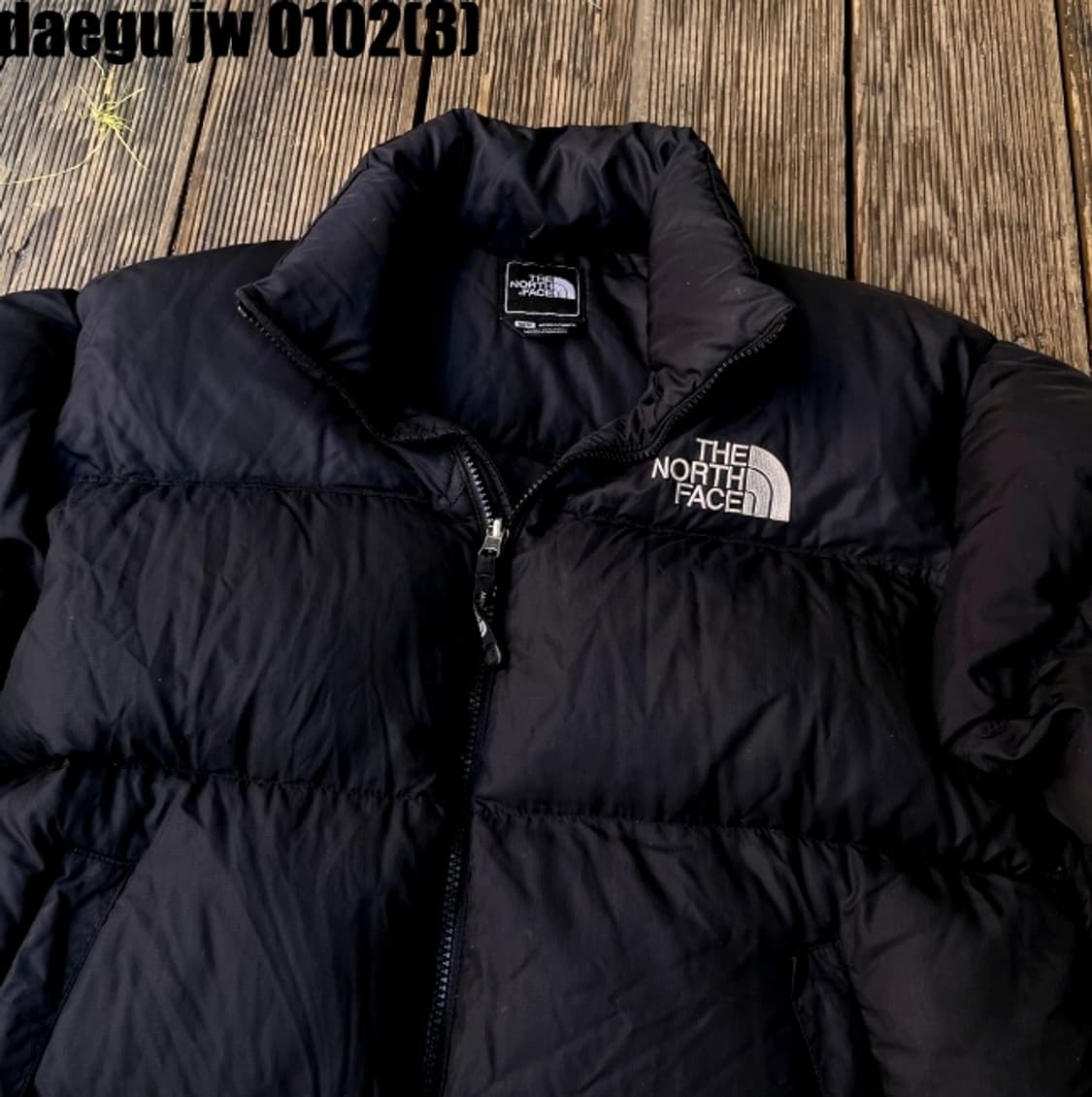노스페이스 구형 미들로고 눕시 패딩 상품이미지2