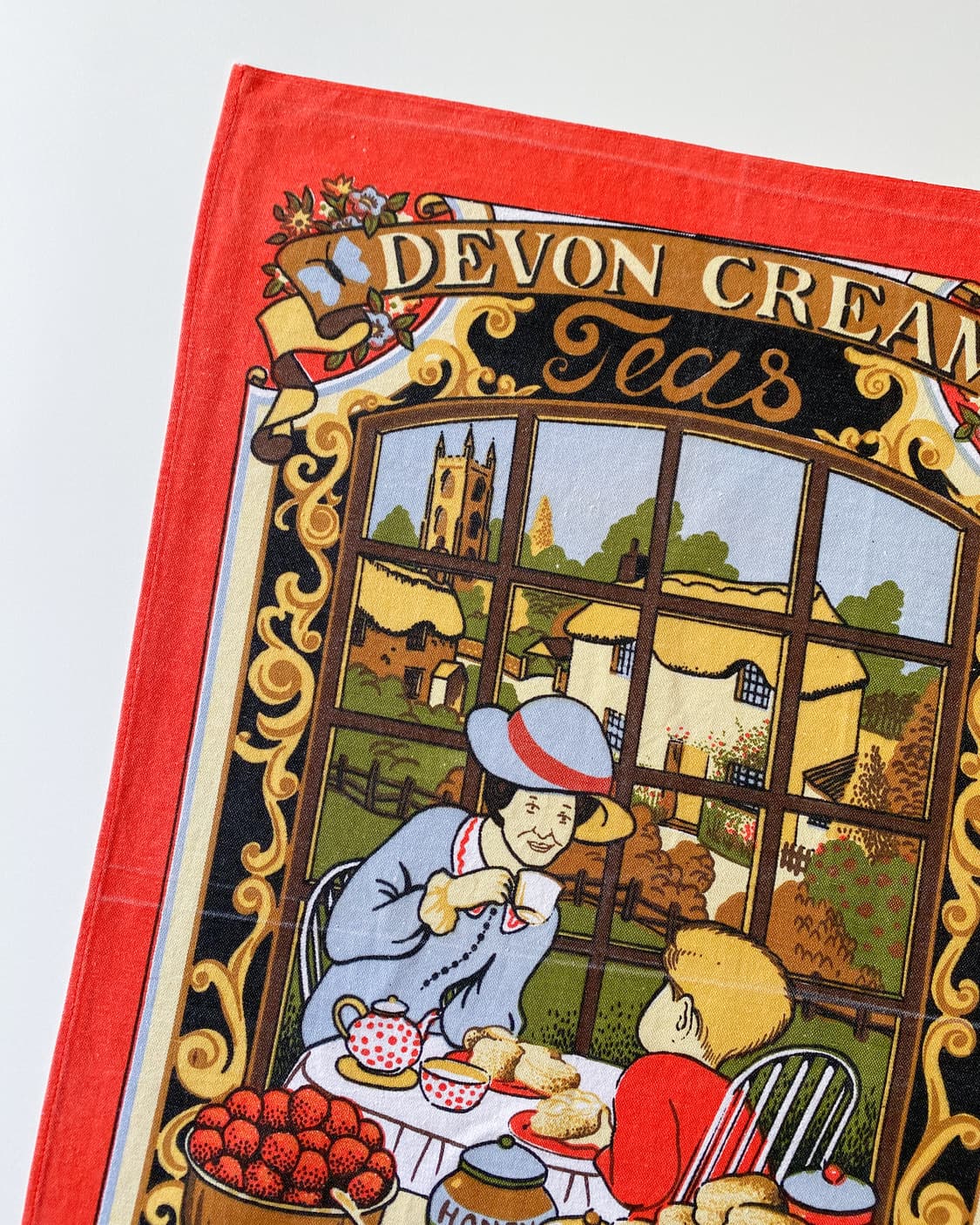 유럽 빈티지 패브릭 (DEVON CREAM) 상품이미지5