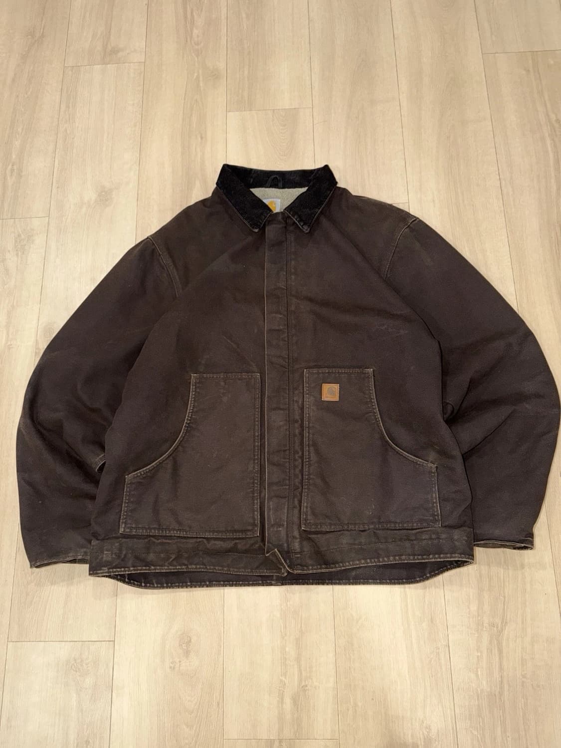 칼하트 쉐르파 J164 디트로이트 자켓 다크브라운 상품이미지1