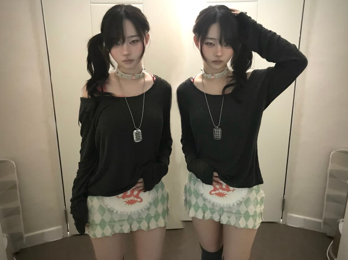 Dragon Pocket Mini Skirt 상품이미지1