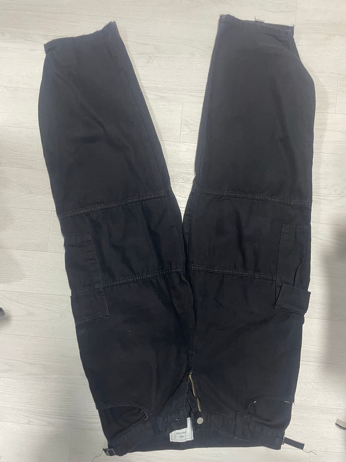 뉴치프시크dp 카고 팬츠 블랙 상품이미지3