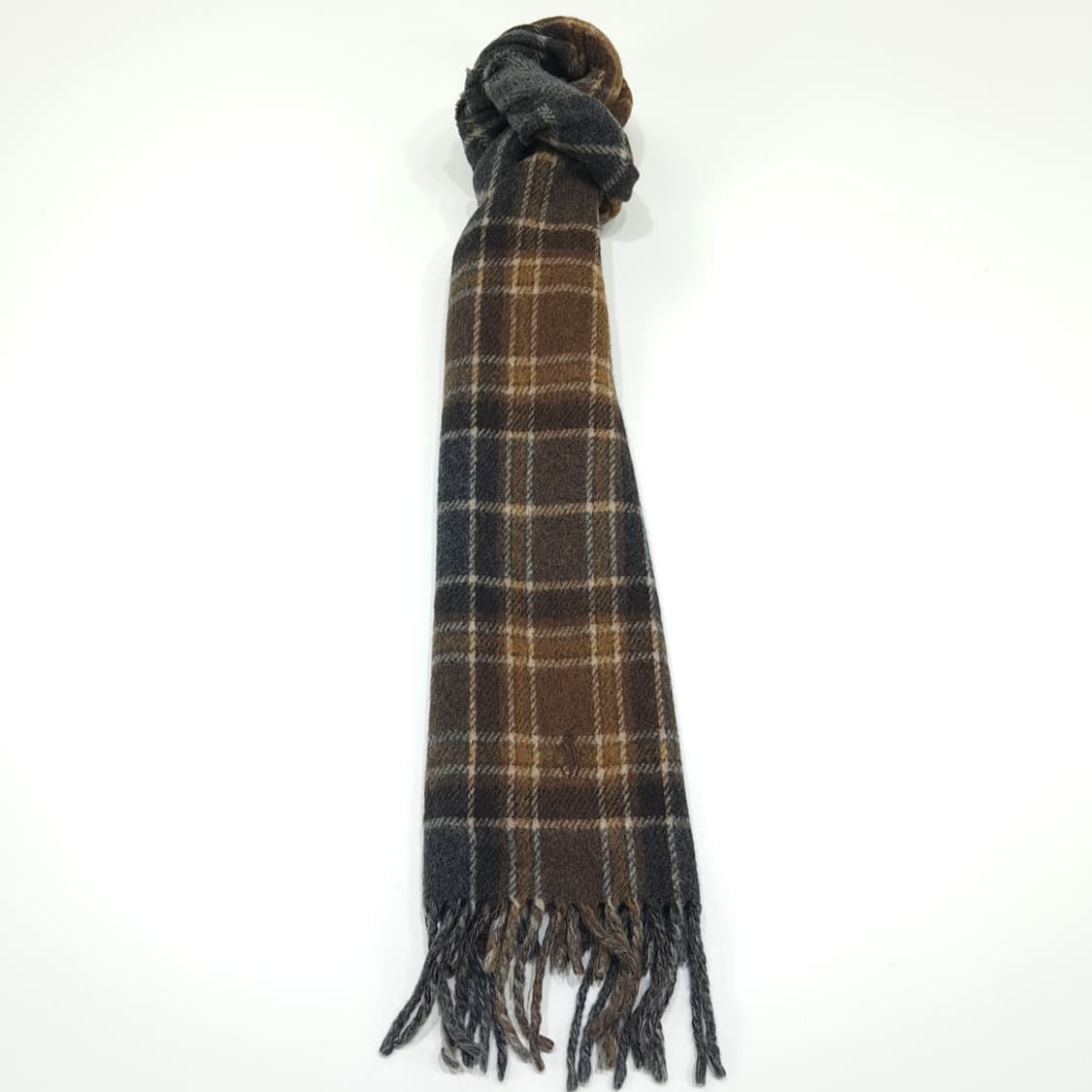 MX372 [Made in Italy] 폴로 헤링본 위브 브라운 타탄  상품이미지3