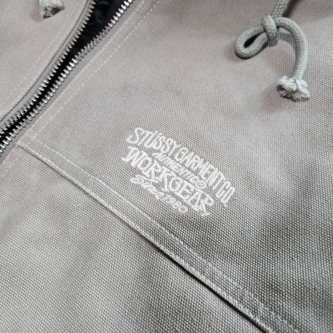 스투시 워크자켓 콘트라스트 스티치 그레이 상품이미지3