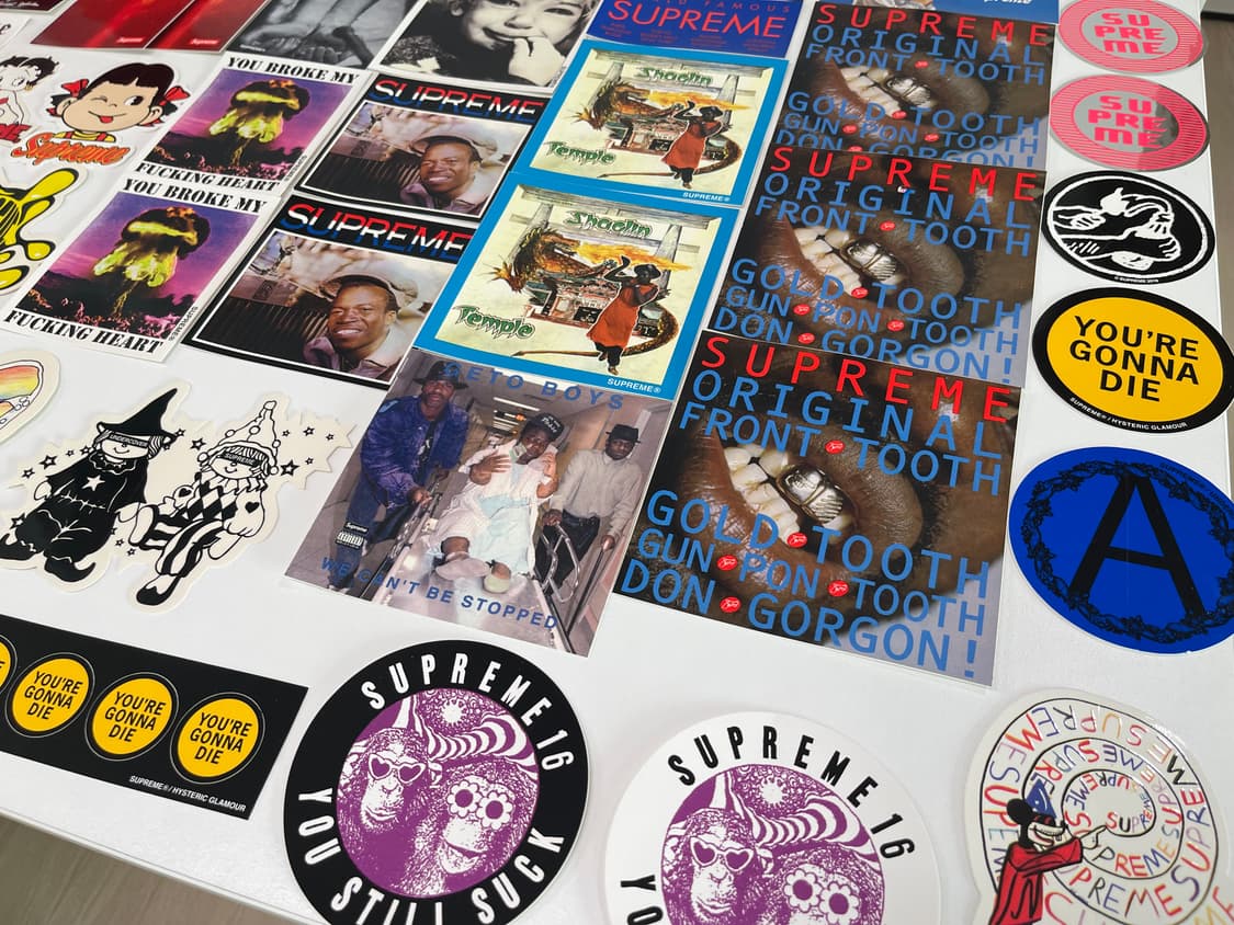 슈프림 외 브랜드 스티커 253장 일괄 세트 상품이미지5