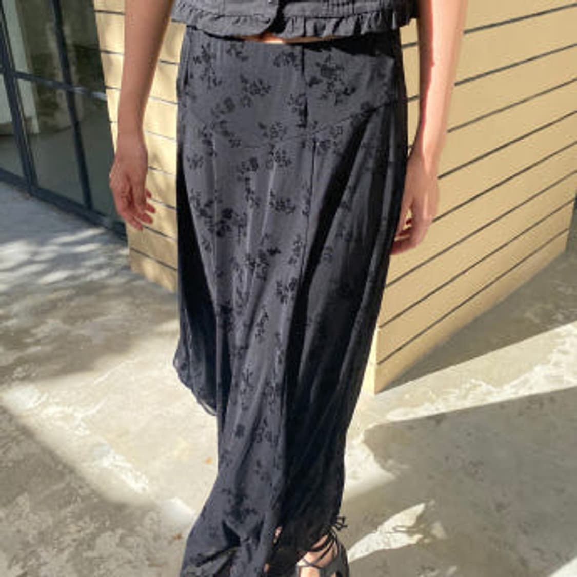 브랜디멜빌 플라워패턴 스커트 상품이미지1