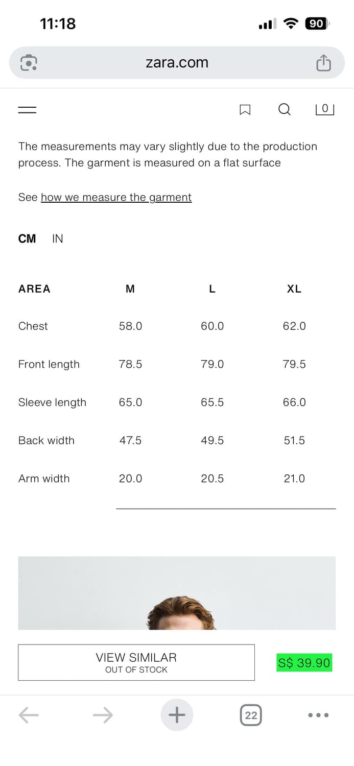 자라 릴렉스핏 양가죽 레더 블레이저 라지 L 상품이미지4