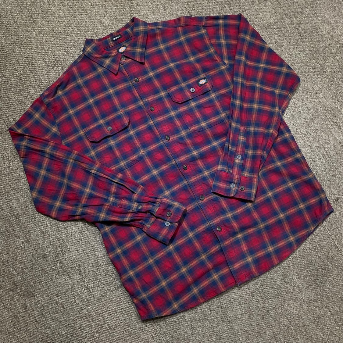 (L) Dickies 디키즈 체크 셔츠 상품이미지1