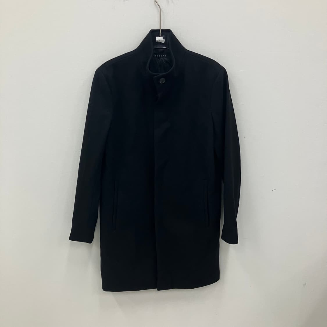 띠어리 벨빈 울 블렌드 히든 싱글 코트 M 상품이미지1