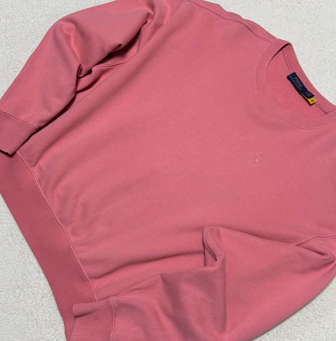 폴로 랄프로렌 핑크 맨투맨 (QR) 상품이미지3