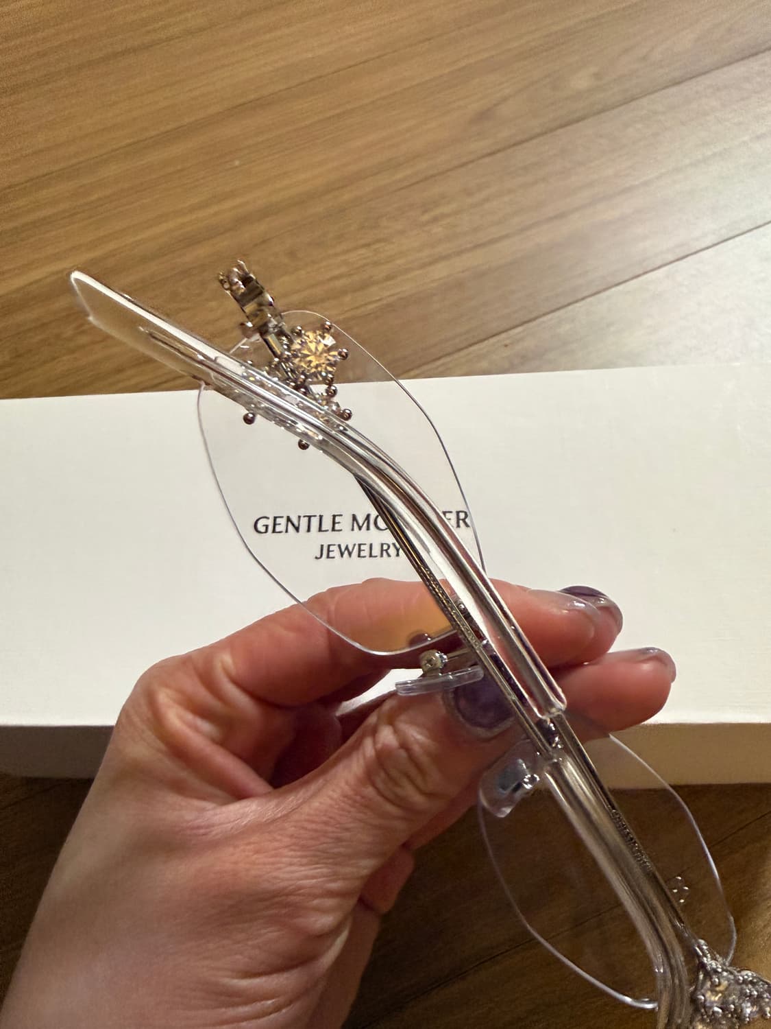 젠틀 몬스터 글리츠 02 실버 클리어 상품이미지2