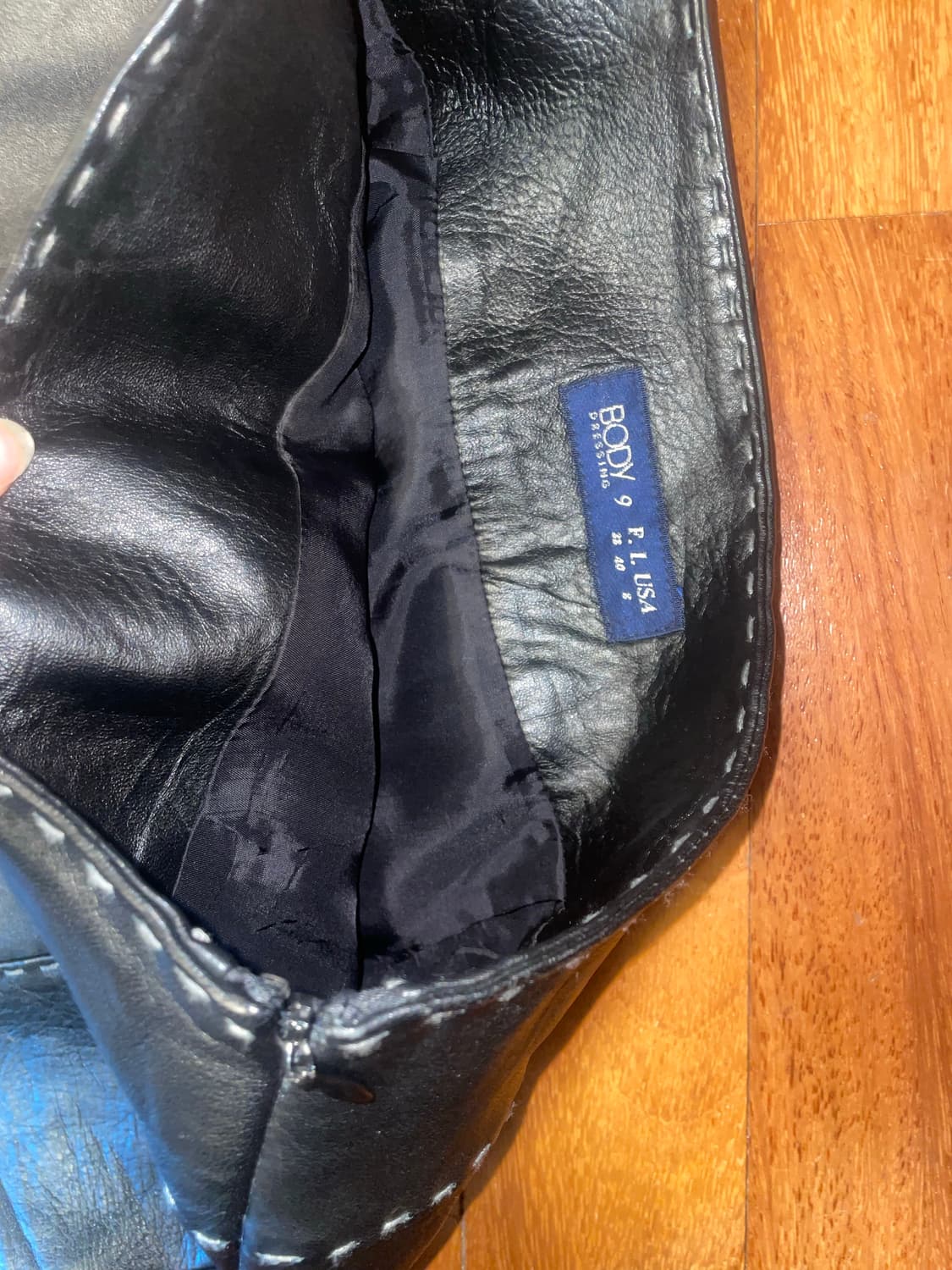 레더 미디 스커트 상품이미지4