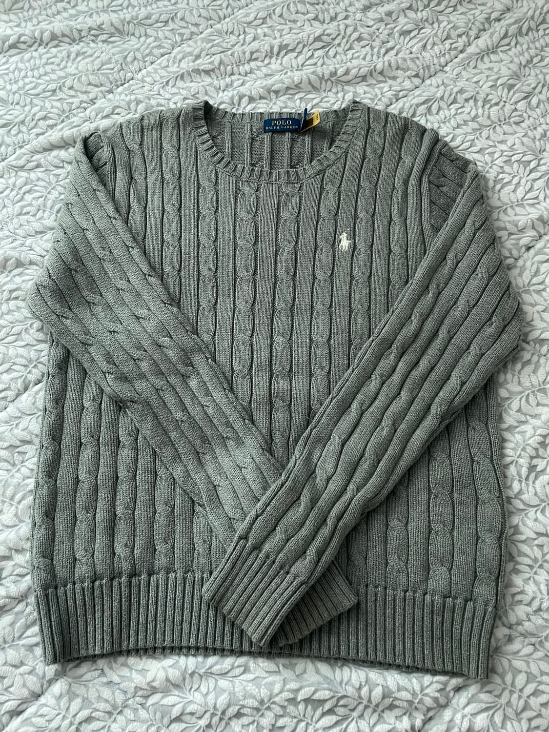 폴로 Cable-Knit Cotton Sweater 상품이미지1