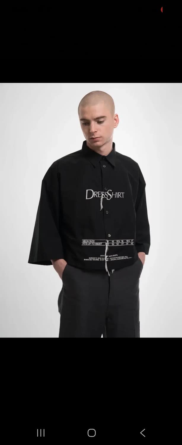 더블렛 doublet embroidery dress shirt 상품이미지1