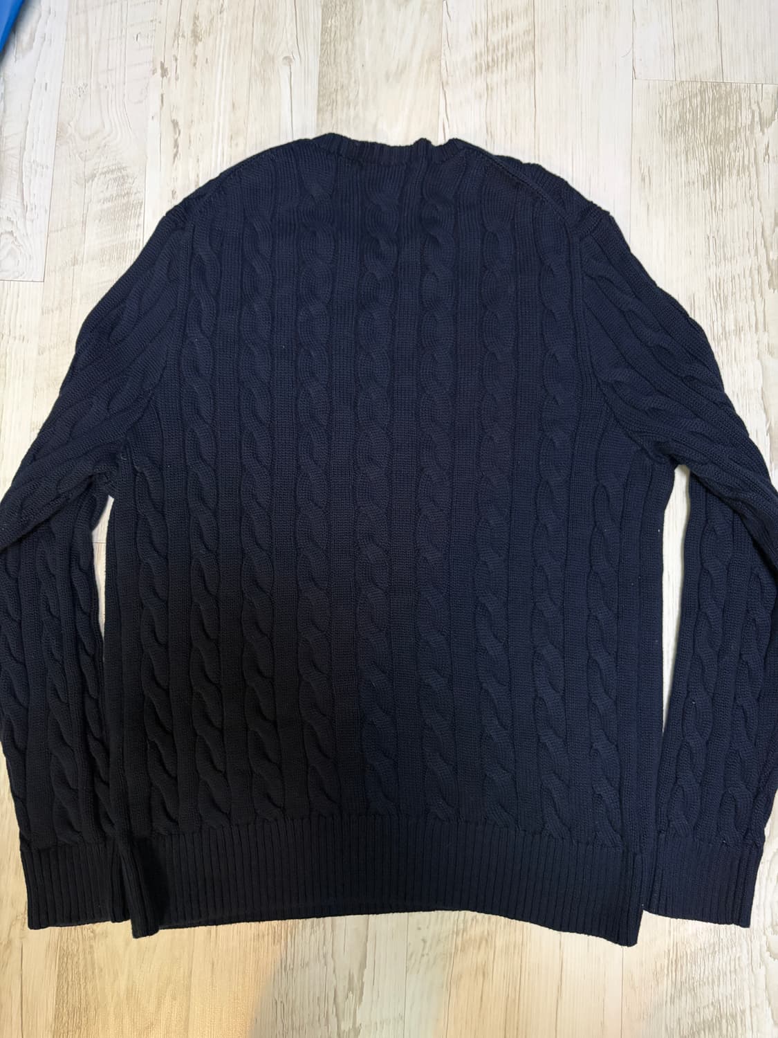 [L] 폴로 랄프로렌 네이비 케이블 니트 상품이미지2