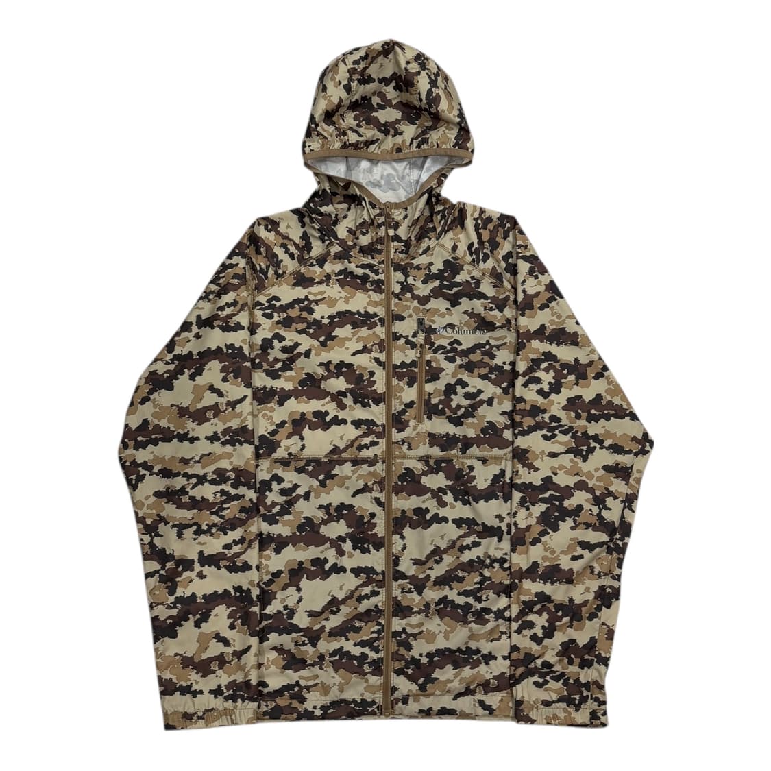 컬럼비아 빈티지 밀리터리 카모플라쥬 나일론 바람막이 자켓 M 상품이미지1