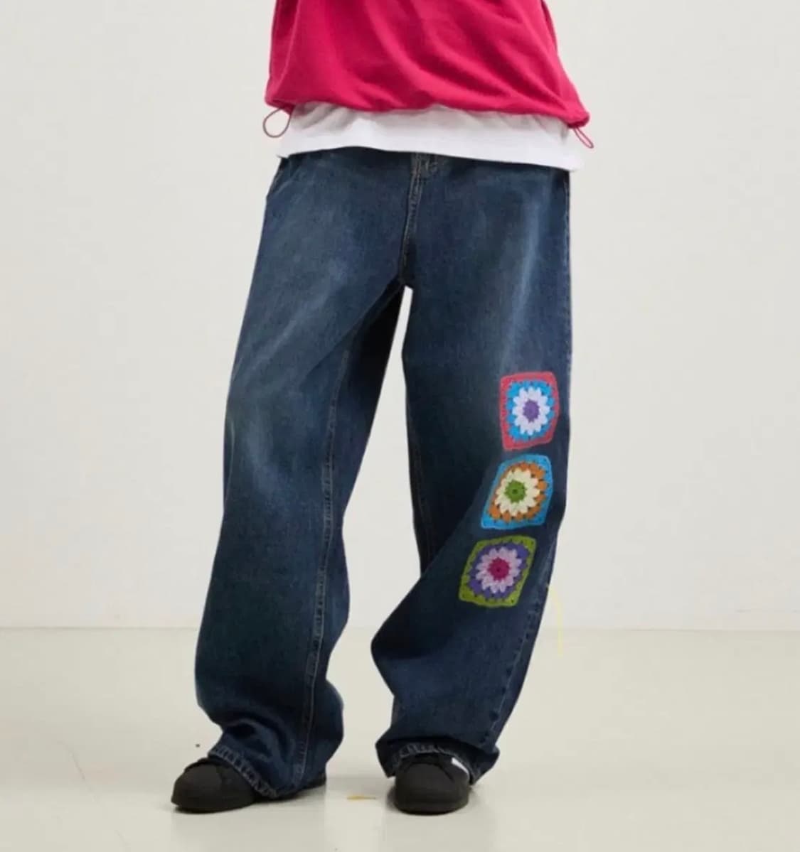 로씨로씨 그래피커스 패치워크 데님 팬츠 상품이미지2