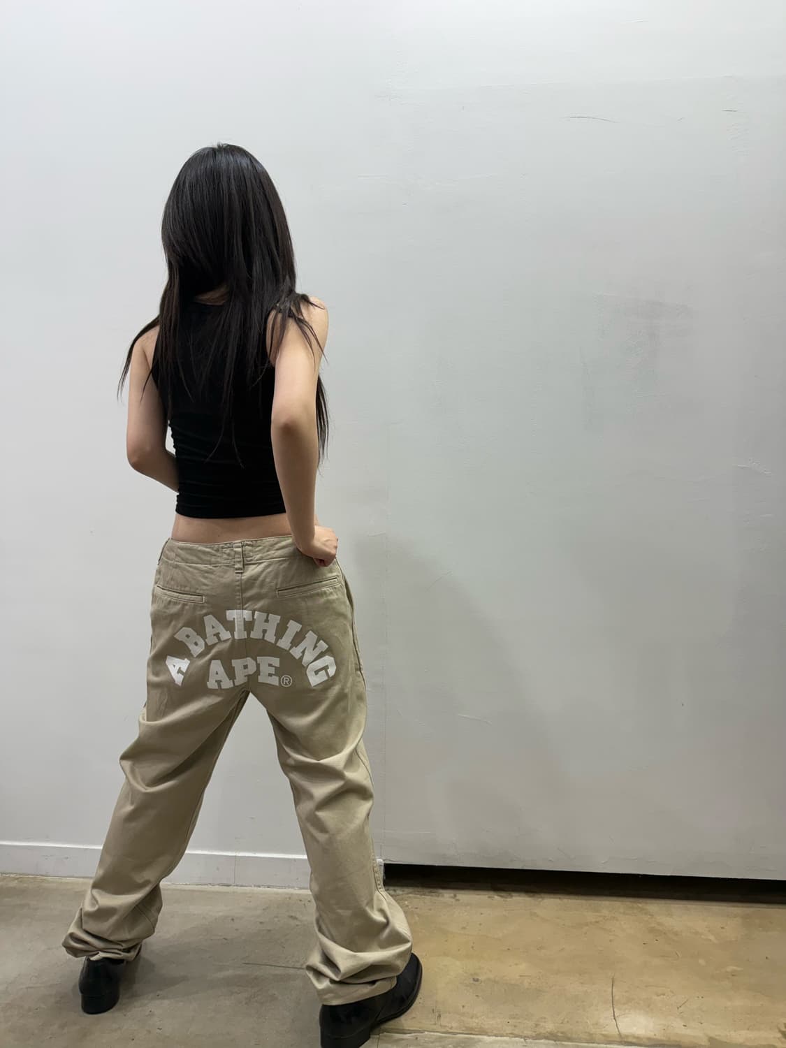 베이프 힙 로고 디테일 코튼 팬츠 상품이미지9