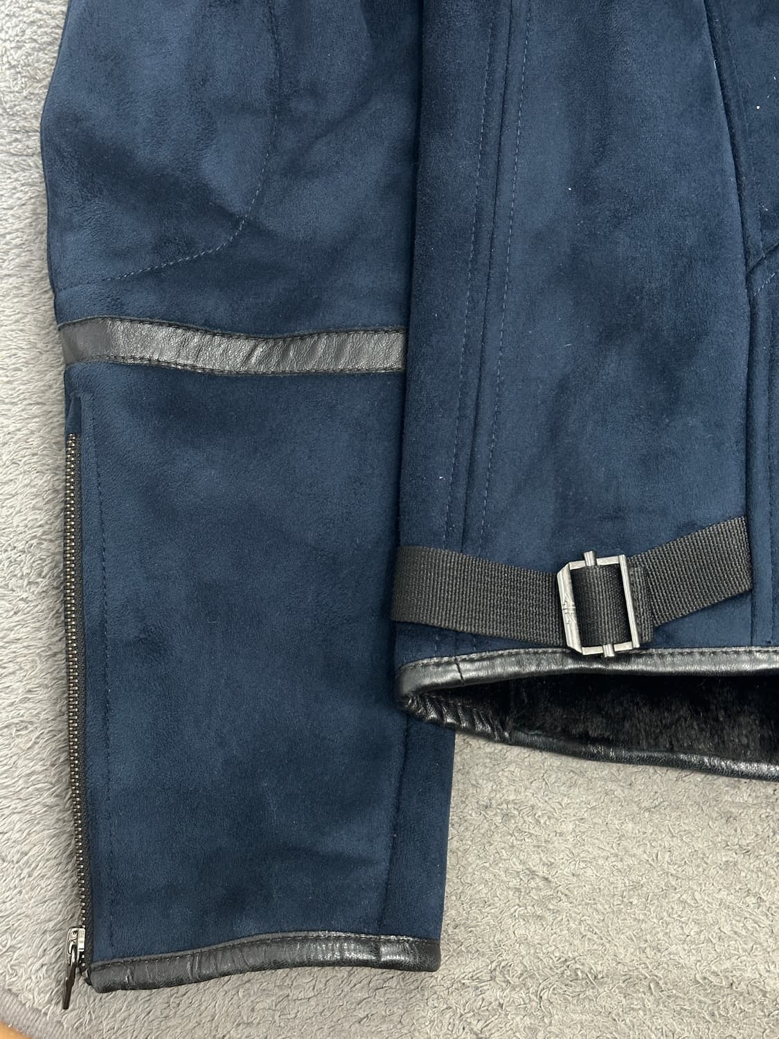 Armani Exchange 스웨이드 레더 자켓 M 상품이미지6