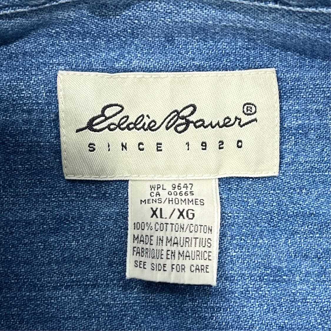 에디바우어 워크 데님셔츠 s10413 상품이미지5