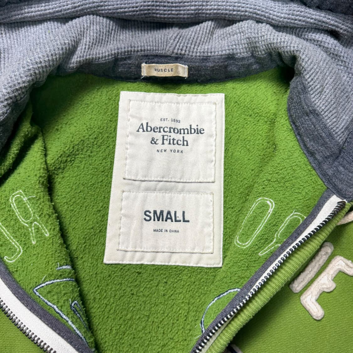 (S) 아베크롬비 양홍원 후드집업 그린  상품이미지4
