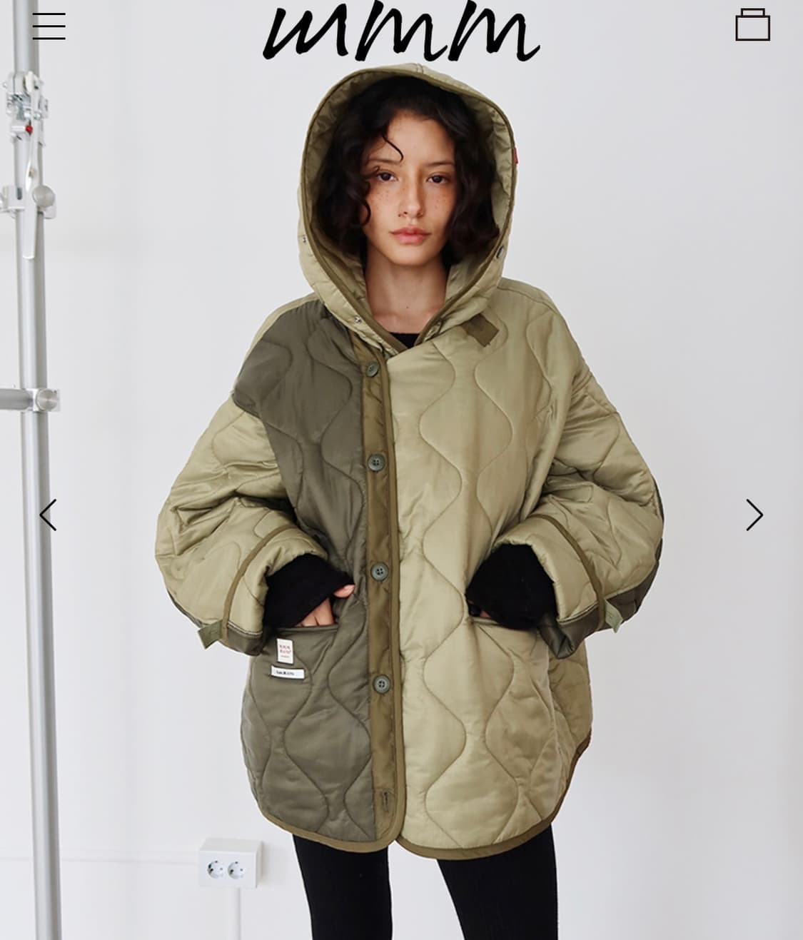 mmm jeans 퀼팅 자켓 구매  상품이미지1