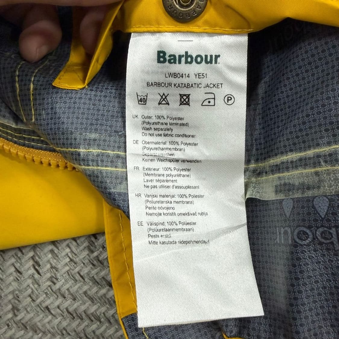 바버 워터프루프 레인 자켓 v2265 상품이미지9