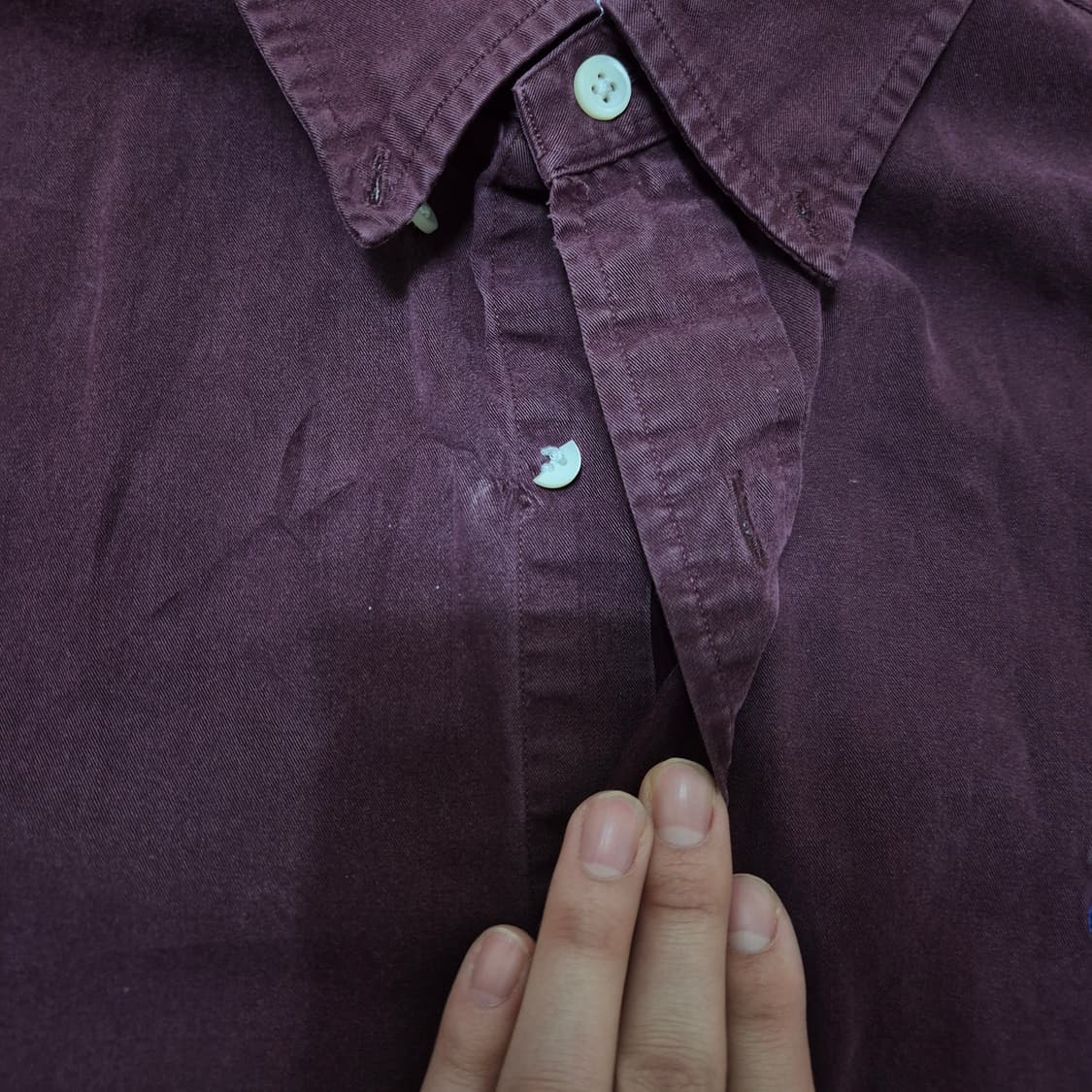 폴로 랄프로렌 스몰포니 클래식핏 버튼 다운 셔츠 M(95) 상품이미지4