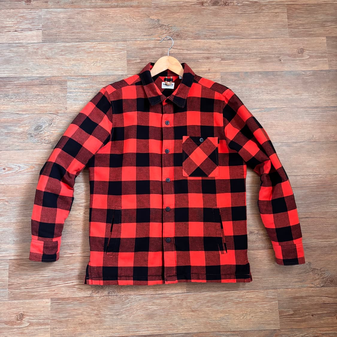 L 100 팀버랜드 플리스 FW 자켓형 셔츠 플란넬 스트릿 상품이미지5