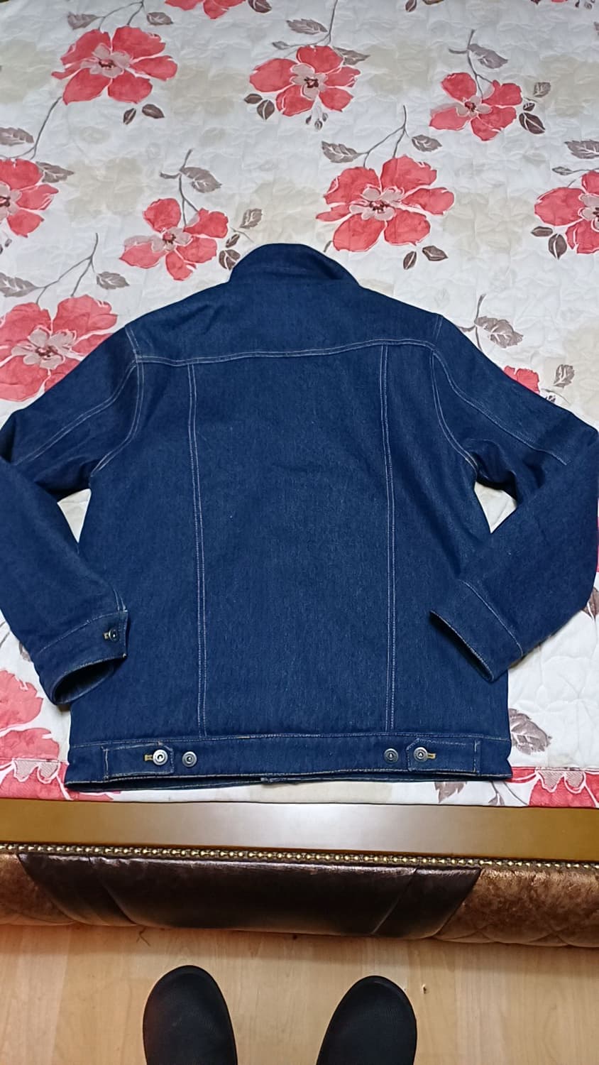 밴웍스 뽀글이청자켓 100 가슴57 기장70 상품이미지6