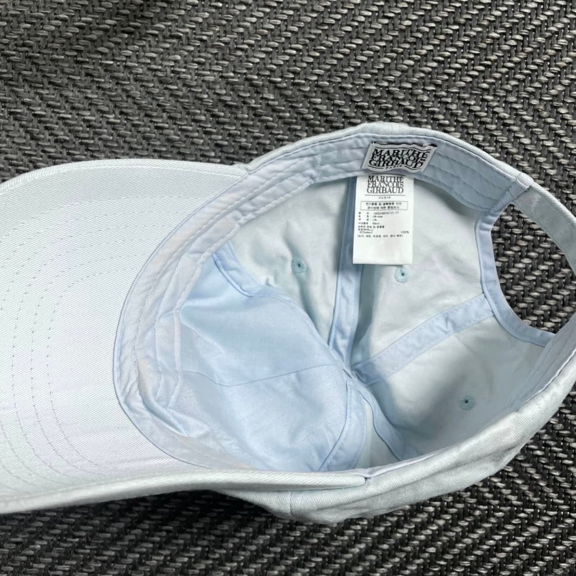 마리떼 프랑소와 저버 빅로고 클래식 볼캡 스카이블루o 5317 상품이미지2