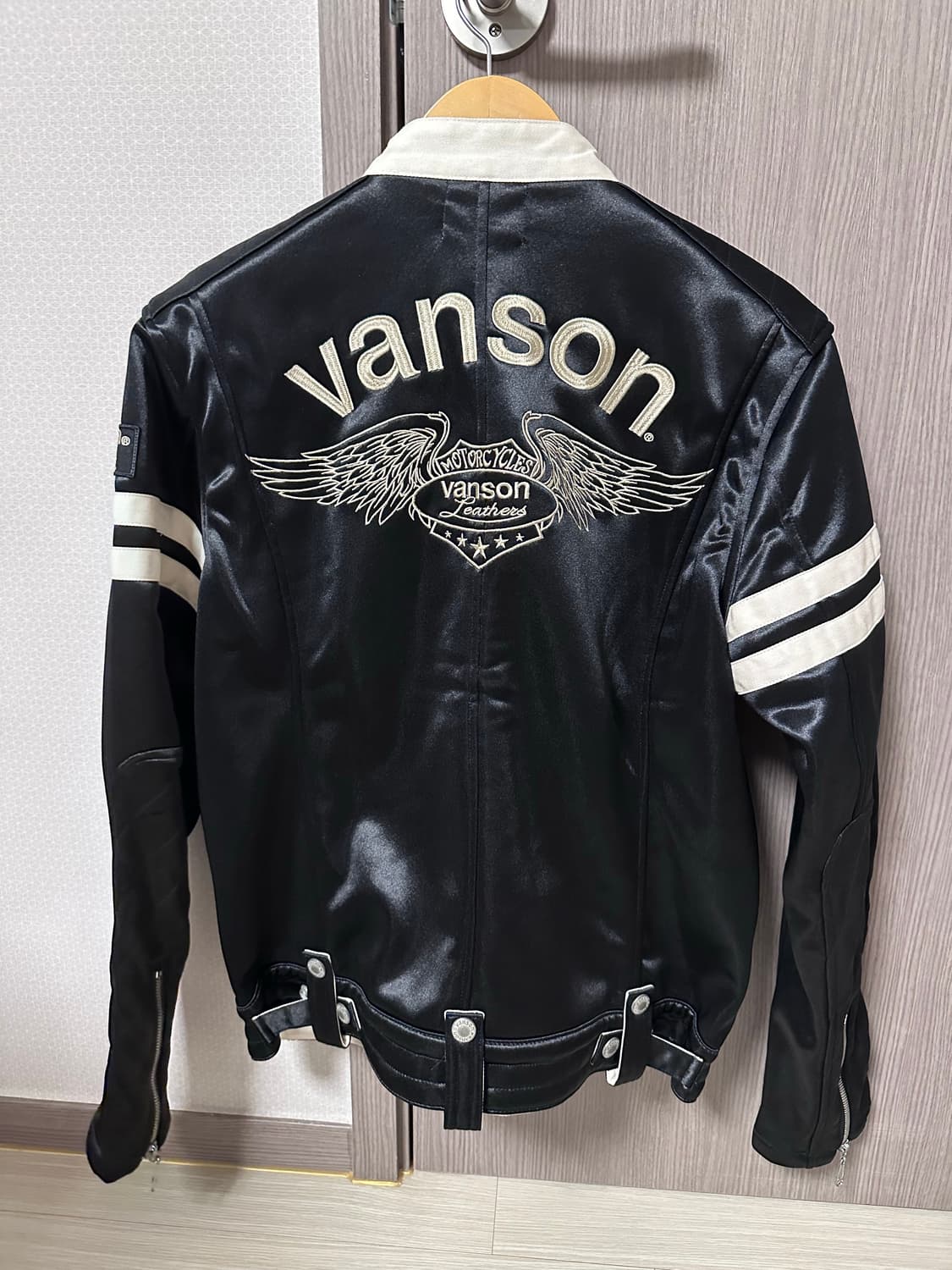 밴슨 라이더 Vanson striped rider jacket(L) 상품이미지2