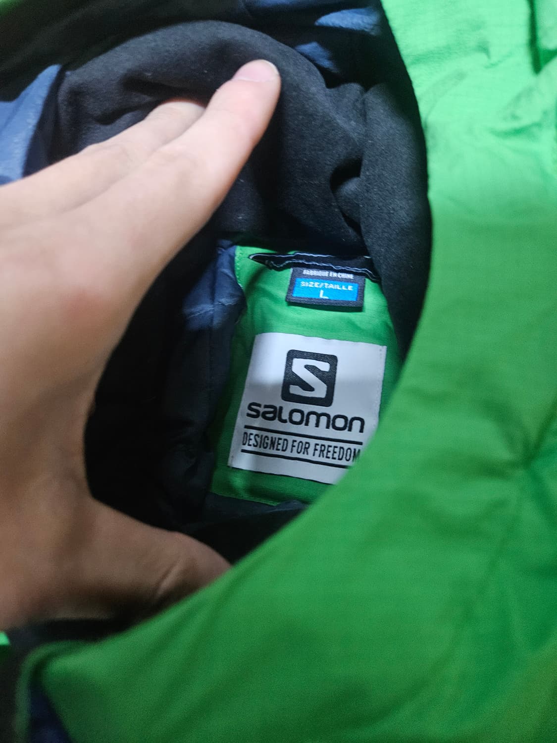정품 살로몬 패딩 L사이즈 상품이미지3