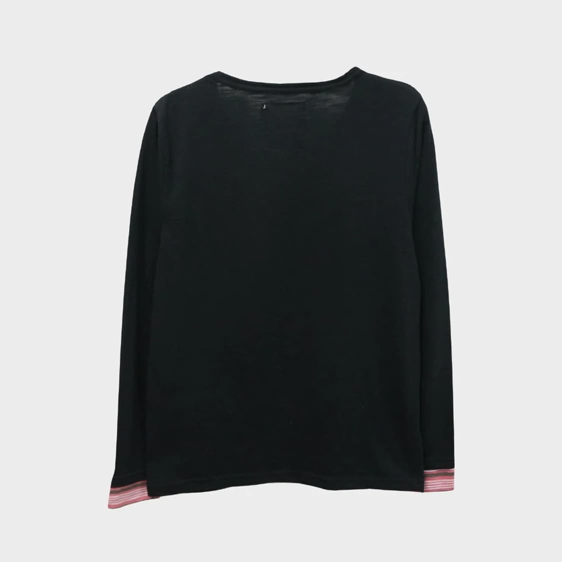 UNDERWRAPS 딸기우유 레터링 자수 긴팔 슬리브리스 64383 상품이미지2