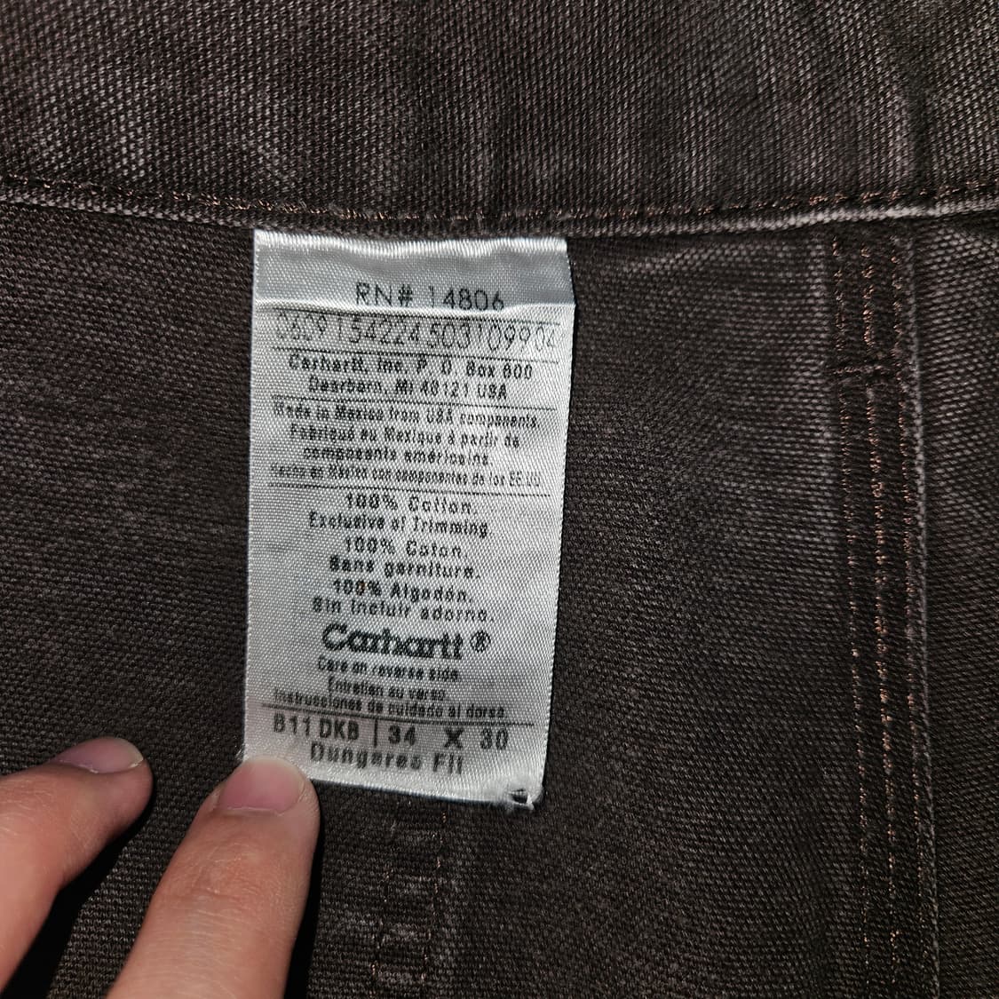 00s 칼하트 싱글니 브라운 상품이미지6