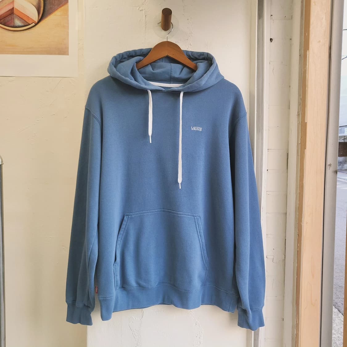 Vans 스모크블루 기모 후드티 상품이미지2