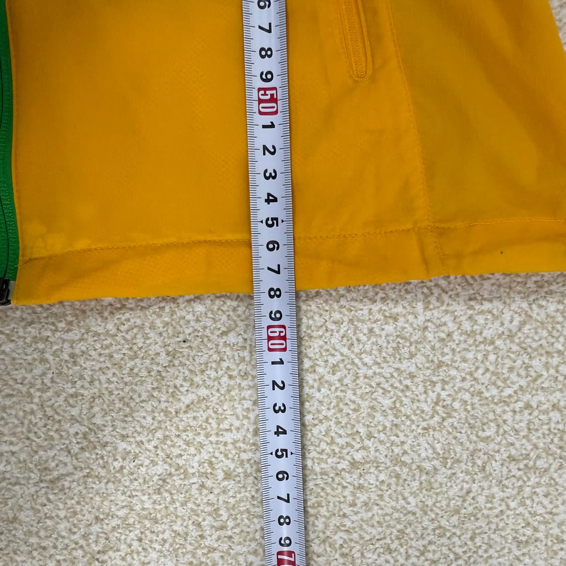 [실측확인] 코오롱스포츠 여성 옐로우 등산 윈드자켓 1230T2 상품이미지8