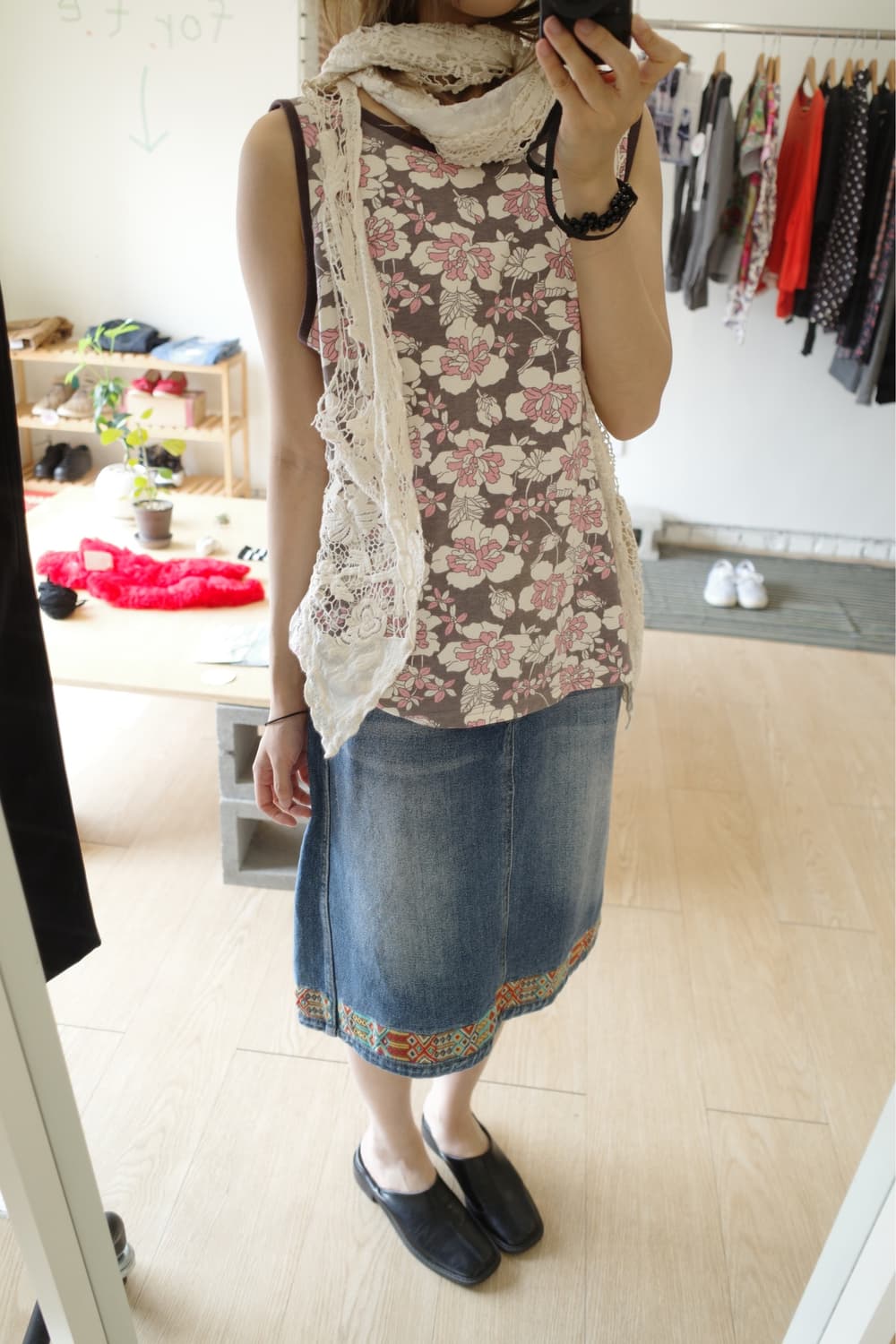 vintage flower sleeveless 상품이미지3