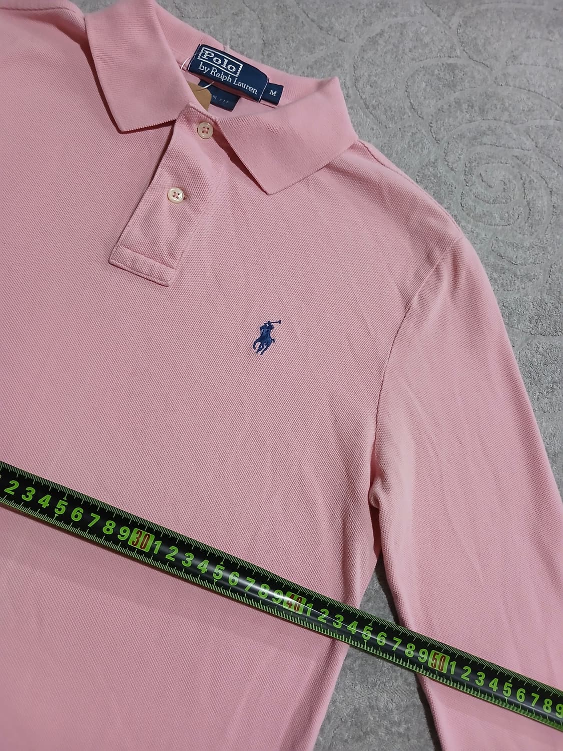 폴로 랄프로렌 핑크 긴팔 카라티 M 상품이미지8