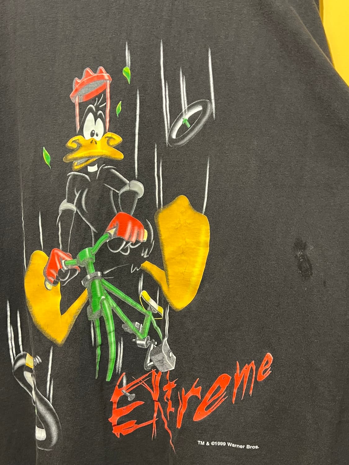 90's [XL] 워너브라더스 루니툰즈 대피덕 그래픽 빈티지 반팔티셔츠 상품이미지7