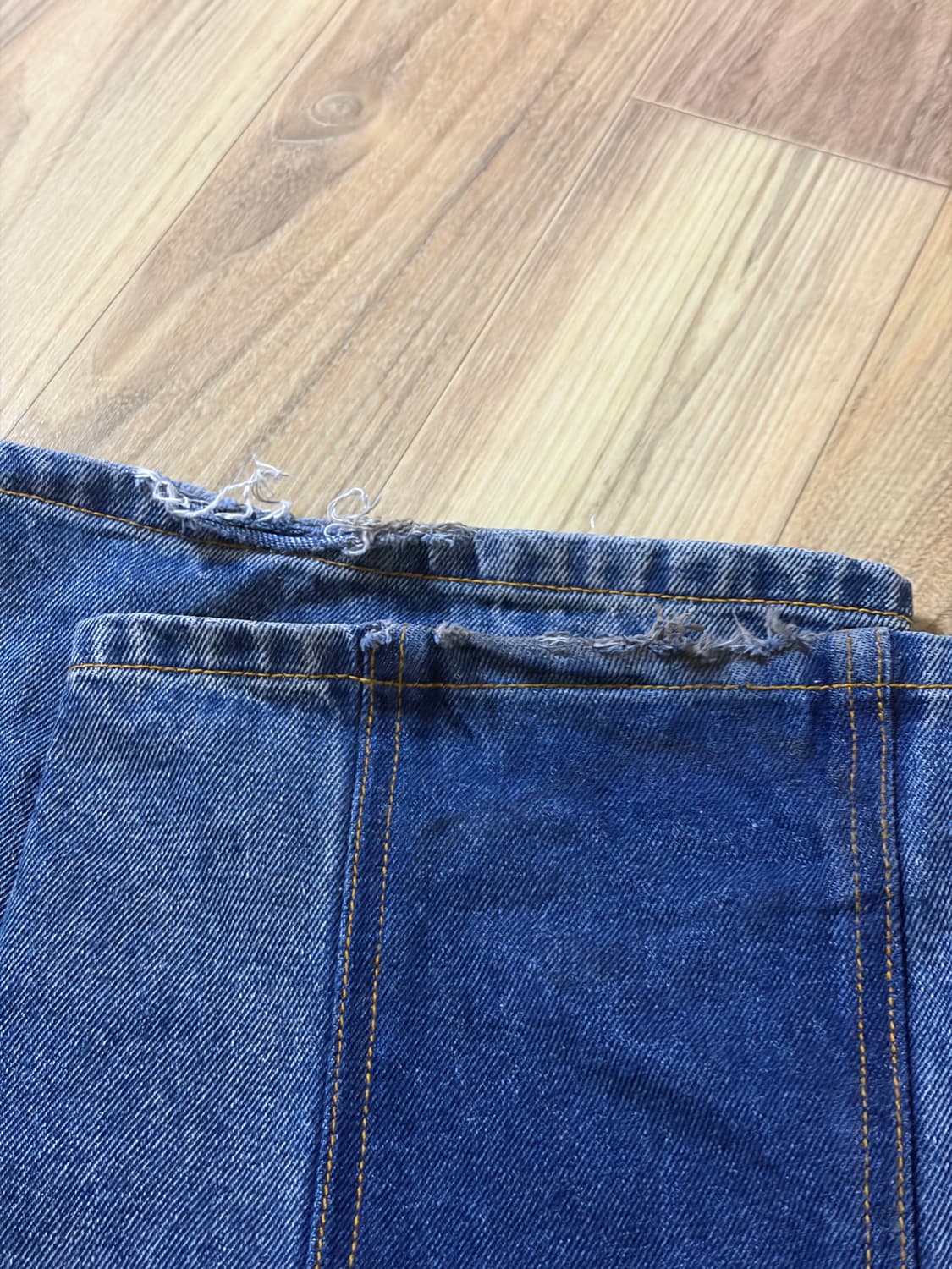 다임 knowtomatic 배기 데님 까르띠에 오마주 상품이미지3