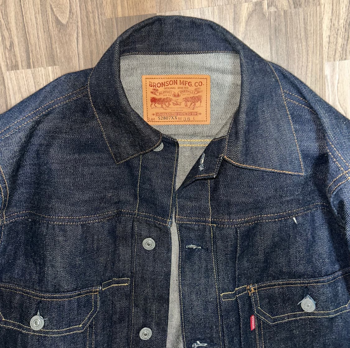 브론슨 52806XXX 셀비지 데님 자켓 상품이미지3