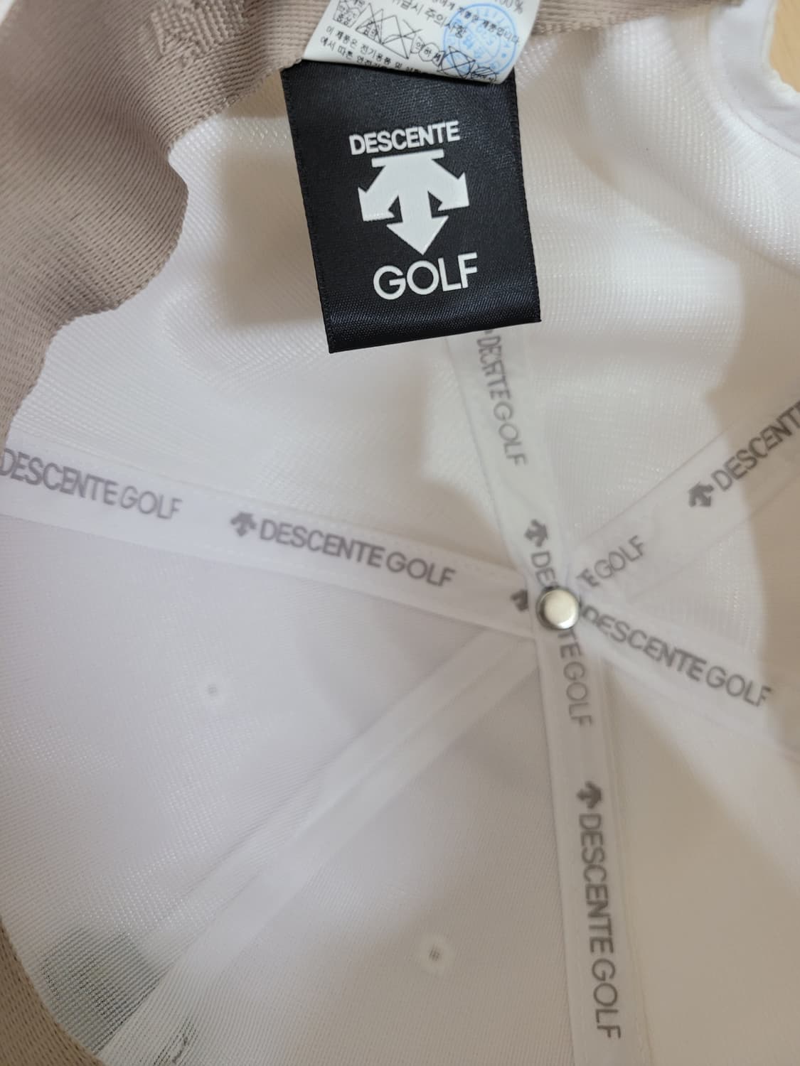 데상트 DESCENTE 골프 볼캡 FREE 사이즈 화이트 상품이미지10