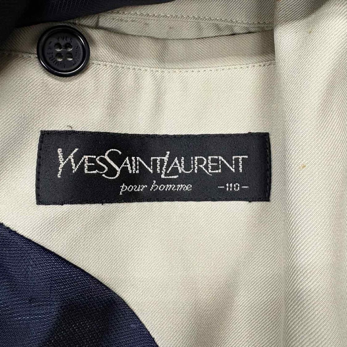 YSL 입생로랑 블랙 윈드브레이커 자켓 바람막이 희귀져지(110) 상품이미지3
