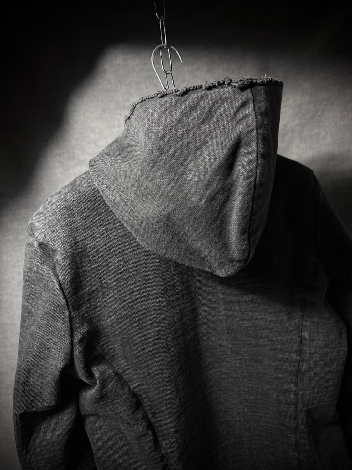 wjk Heavy Cotton Raw Edge Zip Up Hoodie  상품이미지10