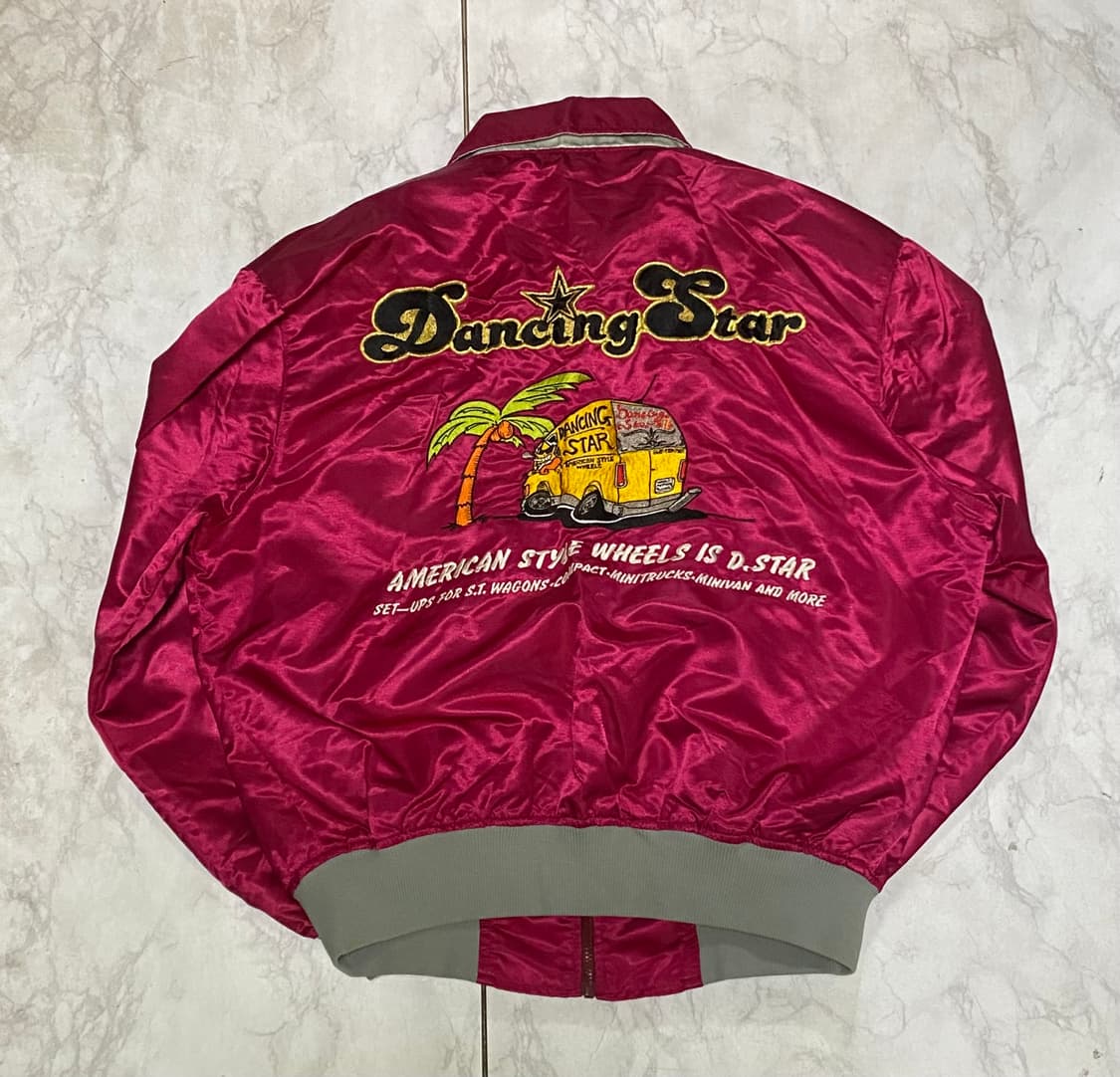 펑크 스카쟌 항공점퍼 블루종 오버핏 100 상품이미지1