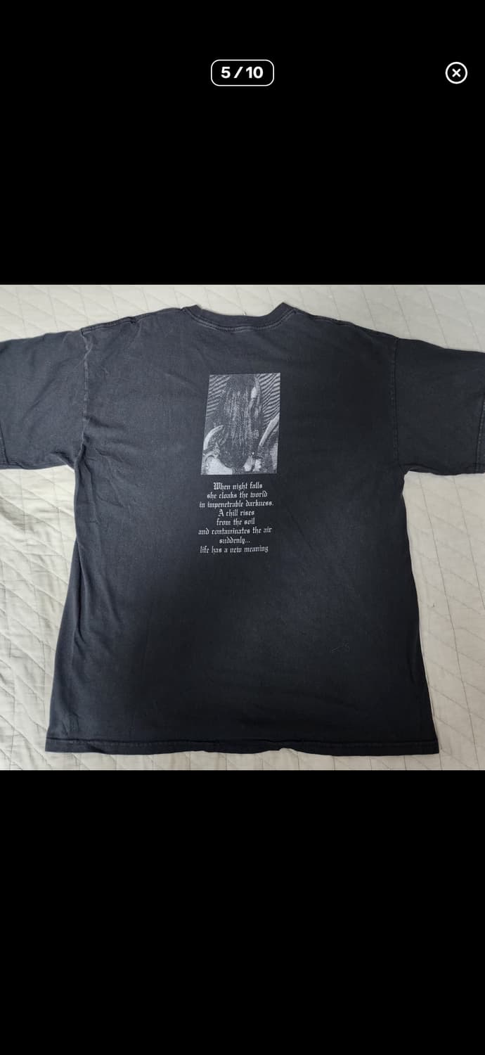 [XL] 10s 버줌 Burzum Aske 빈티지 밴드티 상품이미지5