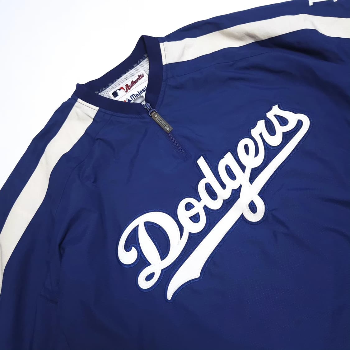 마제스틱 어센틱 LA다저스 아노락 반집업 바람막이 자켓 상품이미지2